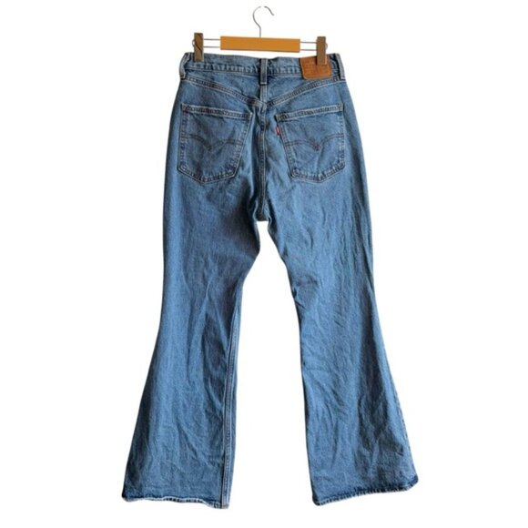 Levi’s 70s High Flare Jeans Sonoma Walks Light Wash Size 28 Premium - Picture 8 of 16